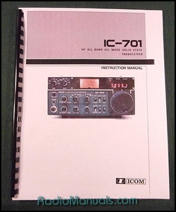 ICOM IC-701 Instruction Manual - Click Image to Close